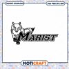Marist Red Foxes logo design svg, Marist Red Foxes svg, NFL svg