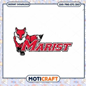 Marist Red Foxes logo svg, Marist Red Foxes svg, NFL svg