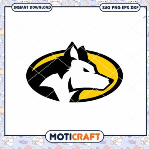Huskies mascot svg, Michigan Tech Huskies svg, NFL svg