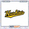 Huskies logo team svg, Michigan Tech Huskies svg, NFL svg