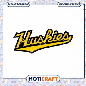 Huskies logo team svg, Michigan Tech Huskies svg, NFL svg