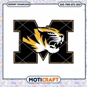Missouri Tigers logo team svg