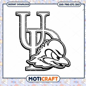 Hens logo UD team svg, Delaware Blue Hens svg, NFL svg