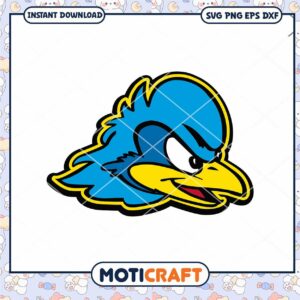 Hens mascot team svg, Delaware Blue Hens svg, NFL svg