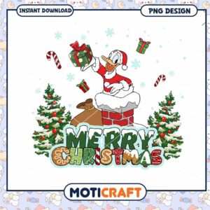 Merry Christmas PNG Design for Instant Download, Festive Artwork Decor