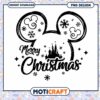 Merry Christmas Disney PNG Design for Instant Download, Perfect Gift