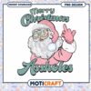 Merry Christmas design for adults, fun Santa illustration PNG