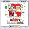 Merry Blueymas Festive PNG Design for Instant Download, Cute Characters 1 Merry Blueymas Festive PNG Design for Instant Download, Cute Characters
