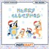 Merry Bluey Christmas PNG Download, Fun Festive Design for Kids 2 Merry Bluey Christmas PNG Download, Fun Festive Design for Kids