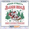 Main Street Sleigh Rides design for holiday fun, perfect for gifts