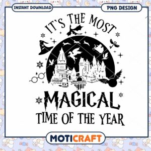 Magical Time of the Year PNG Design, Instant Download Art Print
