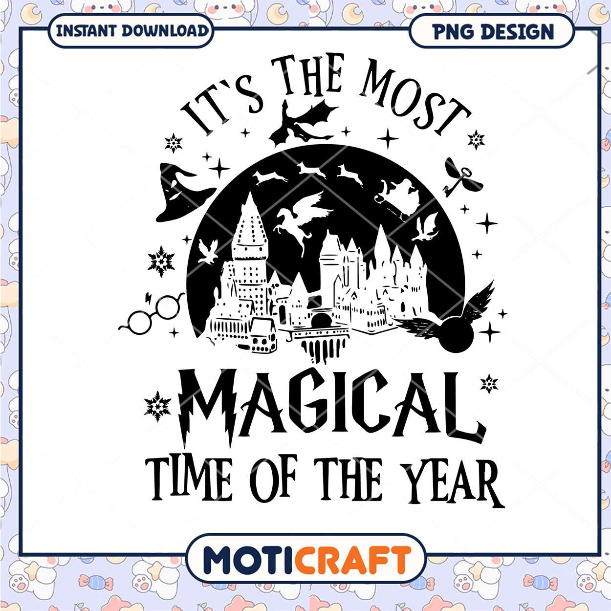 Magical Time of the Year PNG Design, Instant Download Art Print Magical Time of the Year PNG Design, Instant Download Art Print
