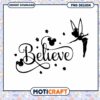 Magical Believe Fairy PNG Design, perfect for creative projects 2 Magical Believe Fairy PNG Design, perfect for creative projects