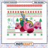 Kirby Holiday PNG Design, Instant Download for Festive Crafts 2 Kirby Holiday PNG Design, Instant Download for Festive Crafts