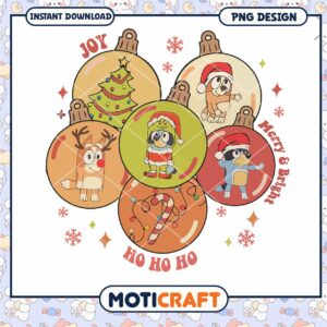 Joyful Christmas Ornaments Design, Perfect for Holiday Decor