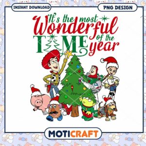 It's the most wonderful time of the year, cute PNG design download