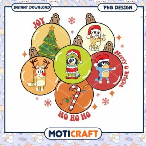 Colorful Christmas Ornaments PNG Design for Instant Download, Festive Holiday Cheer Illustration