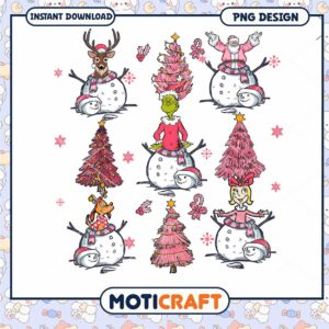 Christmas Snowman PNG Set Christmas Snowman PNG Set