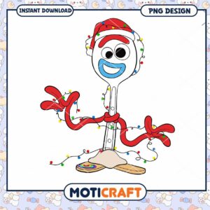 Christmas Spoon Character PNG, Perfect for Holiday Crafts Design