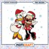 Christmas PNG design of Minnie and Donald Duck, festive fun for all 2 Christmas PNG design of Minnie and Donald Duck, festive fun for all
