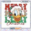 Christmas PNG design featuring a cheerful duck, perfect for holiday crafts