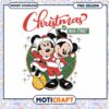 Christmas on Main Street PNG design for instant download, featuring Mickey and Minnie Mouse in festive attire