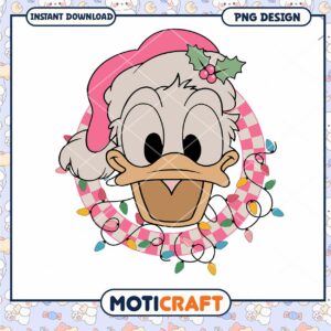 Christmas Duck PNG Design, perfect for holiday crafting ideas