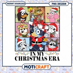 Christmas Era PNG Design for Instant Download, Fun Holiday Artwork