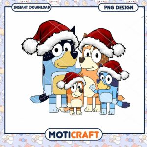 Christmas Dogs PNG Design, Instant Download Cute Animal Art