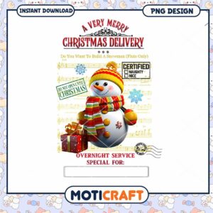 Christmas Delivery PNG Design, perfect for festive projects now available