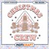 Christmas Crew PNG Design, perfect for festive projects and crafts