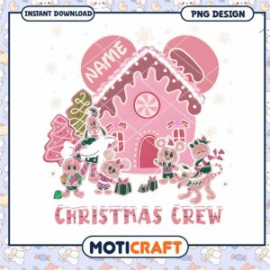 Christmas Crew PNG Design, instant download for festive fun