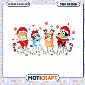 Christmas Characters PNG Design, Instant Download for Kids Fun