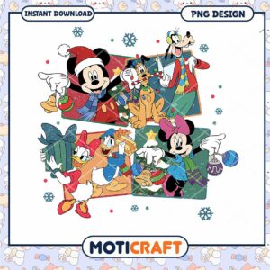 Christmas Characters PNG Design, Instant Download for Crafts