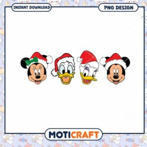 Christmas Character PNG Design, Instant Download for Festive Fun