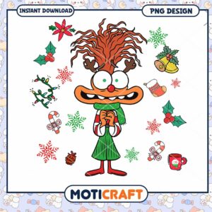 Christmas Character PNG Design, Fun Instant Download for Crafts
