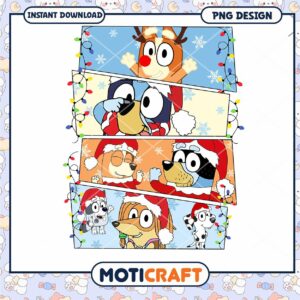 Christmas Character PNG Design, fun festive instant download art