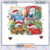 Christmas Cartoon Cars PNG Design, Instant Download for Kids Fun