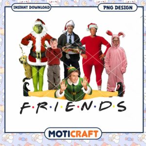 Christmas Movie Characters PNG Design, Instant Download Gift Ideas