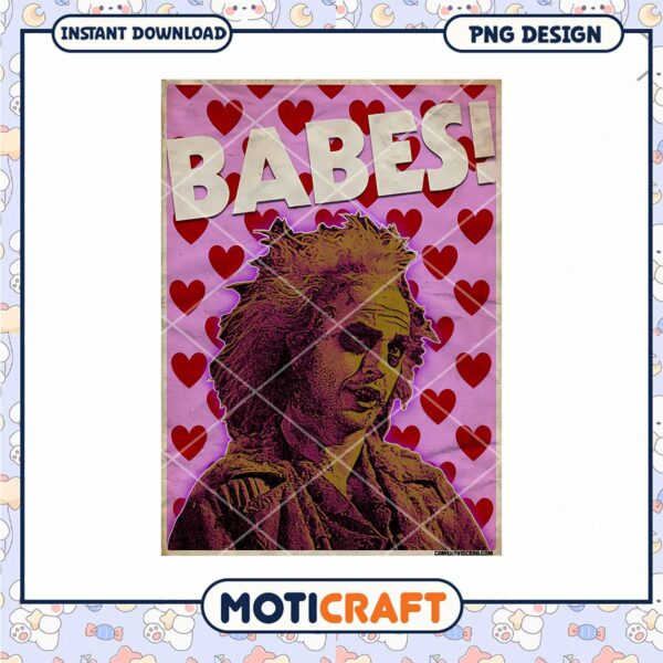 Vintage Babes Art Print PNG Design for Instant Download Decor