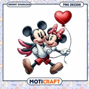 Minnie Mickey Mouse PNG Design Download