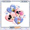 Mickey and Friends Heart PNG Design Cute Instant Download Graphic 1 Mickey and Friends Heart PNG Design Cute Instant Download Graphic
