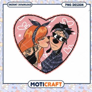 Max Goof Valentines PNG Design