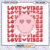 Love Vibes Smiley Face PNG Design 2 Love Vibes Smiley Face PNG Design