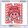 Love Vibes PNG Design Smiley Face with Hearts Instant Download Art 1 Love Vibes PNG Design Smiley Face with Hearts Instant Download Art