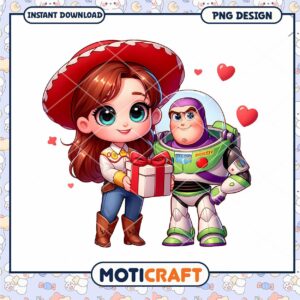 Jessie and Buzz PNG Toy Story Clipart