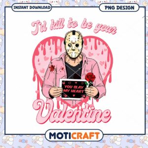 Jason Voorhees Valentine PNG Design