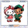 Hello Kitty and Peter Pan PNG Design Instant Download for Fans 2 Hello Kitty and Peter Pan PNG Design Instant Download for Fans