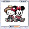 Hello Kitty and Minnie Mouse Cute PNG Design for Instant Download 1 Hello Kitty and Minnie Mouse Cute PNG Design for Instant Download