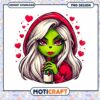 Grinch Girl Cute PNG Design Instant Download for Holiday Decor 1 Grinch Girl Cute PNG Design Instant Download for Holiday Decor
